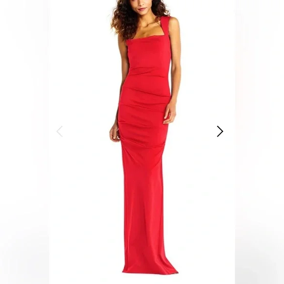 slim fit dress slacks May Queen RQ8164 - Long Sheath Dress main image 0